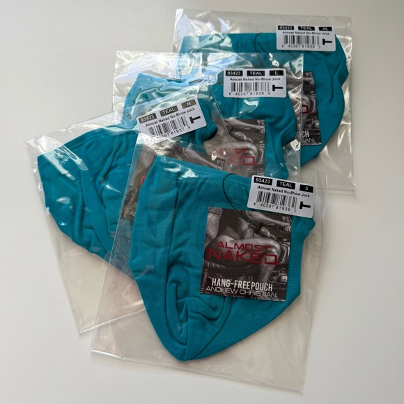 Andrew Christian jock Small Medium Large XL 28 29 30 31 32 33 34 35 36 37 38 NWT - Picture 13 of 16